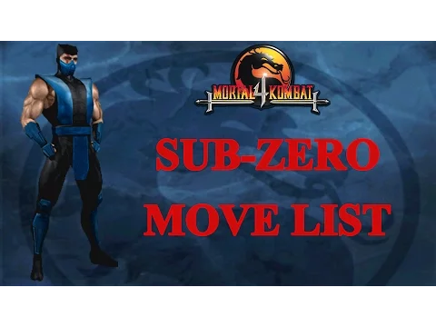 Download MP3 Mortal Kombat 4 - Sub-Zero Move List