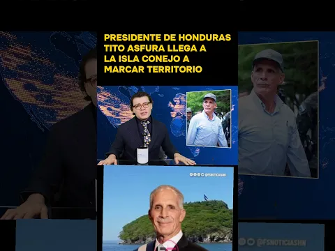 PDTE. DE HONDURAS MARCA TERRITORIO EN LA ISLA CONEJO