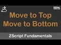ZScript Fundamentals - Moving Subtools to top or bottom