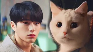 girl adopts a cute cat unaware it can turn into a handsome man