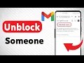 How To Unblock Someone On Gmail Updated
