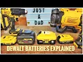 DEWALT Batteries Explained 20V MAX 20V 60V Flex Volt Power Stack