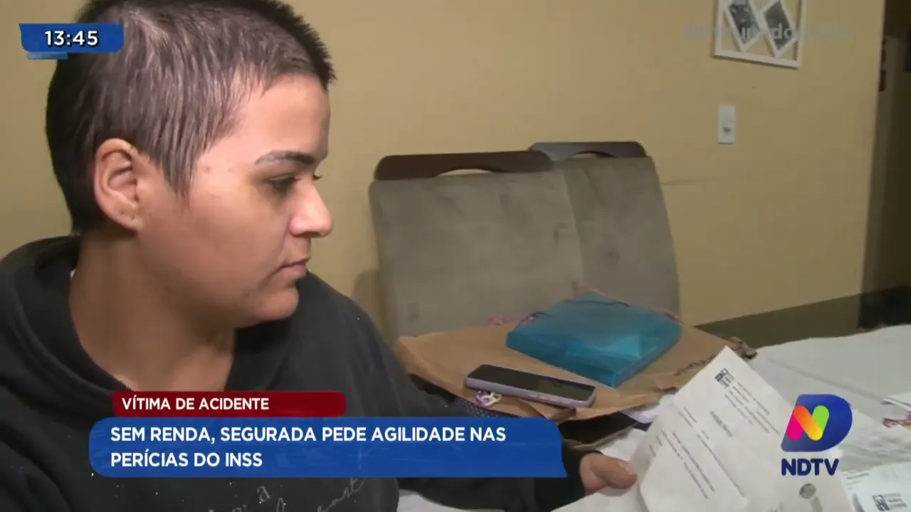 Vítima de acidente: sem renda, segurada pede agilidade nas perícias do INSS