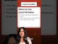 How Local Variables Work in Postman