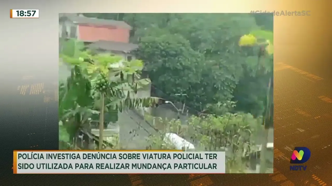 Polícia investiga denúncia de uso de viatura para mudança particular