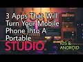 3 Best Apps that will turn your phone to a portable studio android ios in 2026