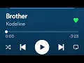 Lagu Brother- Kodaline (if I was dying on my knees, you would be the one to rescue me) sped up 😩✨
