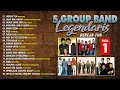 Download Lagu 5 GROUP BAND LEGENDARIS VOL. 1 - Panbers, Koes Plus, D'lloyd, Favourites Group