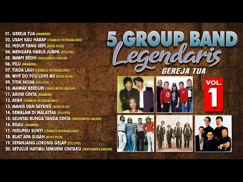 Download MP3 5 GROUP BAND LEGENDARIS VOL. 1 - Panbers, Koes Plus, D'lloyd, Favourites Group