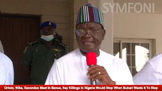 ortom to buhari you arrested nnamdi kanu igboho yet bandits killer herdsmen walk free