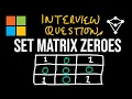 Set Matrix Zeroes - LeetCode 73