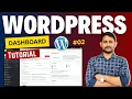 WordPress Dashboard Tutorial WordPress Dashboard Explained How to Navigate All Functions