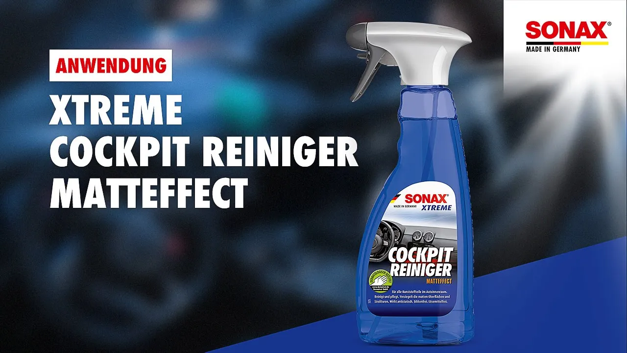 Anwendung SONAX XTREME CockpitReiniger