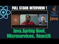 Full Stack Developer Interview Questions Java and ReactJS