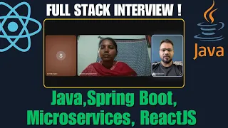Full Stack Developer Interview Questions Java and ReactJS