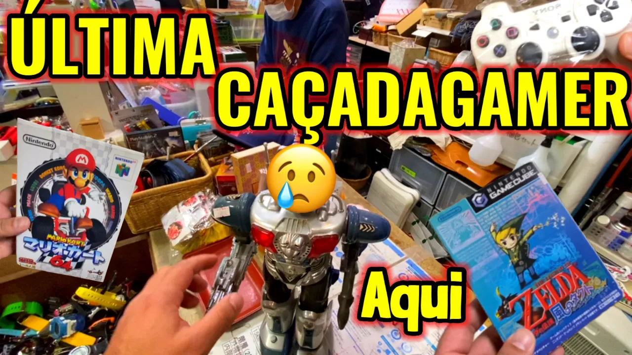 ÚLTIMA CAÇADA GAMER AQUI, BRECHÓ  DO JAPÃO