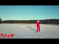 Download Lagu Santa Claus skiing in the Malingsbo-Kloten Nature Reserve in Sweden