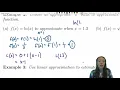 Linear Approximation - Calc1-Examples
