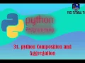 31 How to Implement Composition and Aggregation in python Programming