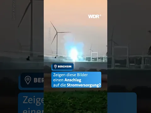 Anschlag auf Stromversorgung in Bergheim I WDR #shorts #news