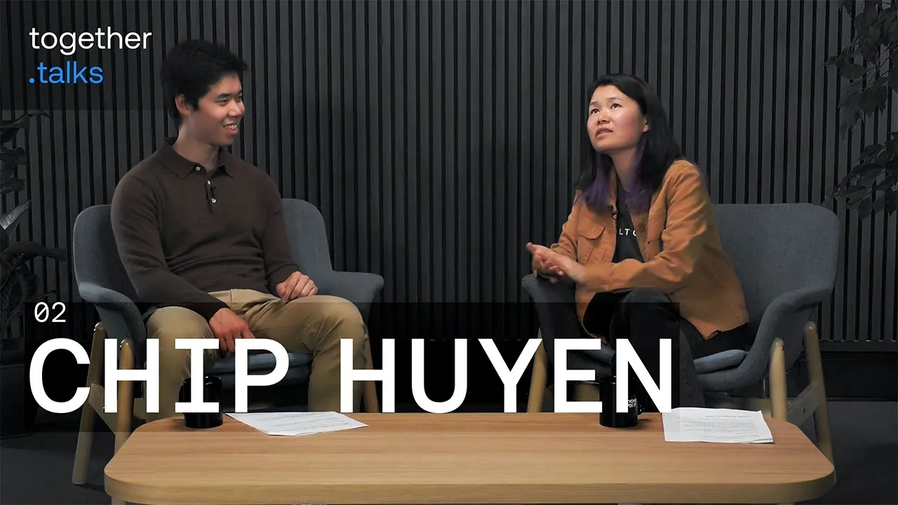 Outline Video Together Talks | Ep 2: Chip Huyen on GPUs & ML Systems Design