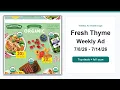 Fresh Thyme Weekly Ad 26 - 26 Top Deals