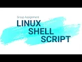 Linux Shell Script UM07 UniSZA2019