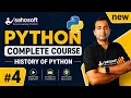History of Python Explained Python AI based Complete Python course Series 2026 Lecture 4