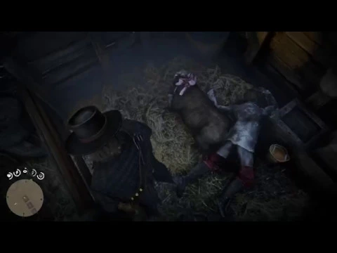 Пасхалка Red Dead Redemption 2 - мертвый зоофил