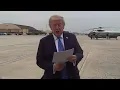 UNCUT President Trump Disputes Talk of Unhappy Crew on USS Lincoln
