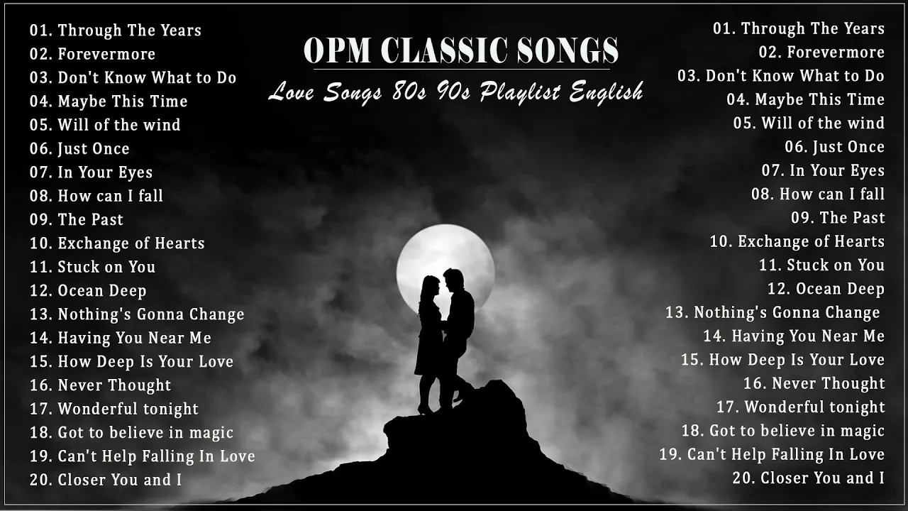 OPM Classic love songs (best version) - Sleeping Old Love Songs Collection