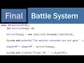 Super Beginner s Text Adventure Game Development in Java FINAL - Battle System