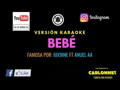 Download MP3 Bebé - 6ix9ine Ft Anuel AA(Karaoke)