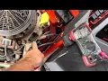 Kohler commander 747 23 5hp mower not charging battery battery dies fixed and how to