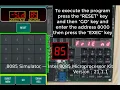 Demonstration of the 8085 Simulator Android App developed by SC LAb