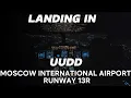 Download Lagu 4K Landing in Moscow International Airport | A320 Pilots Perspective with LIVE ATC