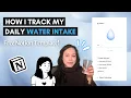 Stay Hydrated with Notion How to Create a Daily Water Tracker with the new Automation Buttons