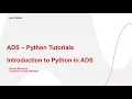 Introduction to Python in ADS