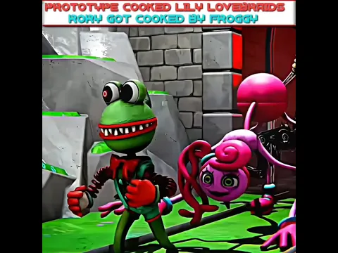 Prototype Cooked Lilly lovebraids 💀🔥 poppy playtime #edit #poppyplaytime