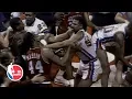 Charles Barkley brawls with Bill Laimbeer in epic 1990 Pistons vs Sixers fight ESPN Archives
