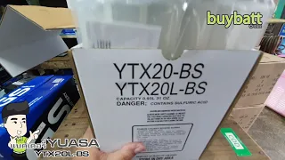 UNBOX YTX20L-BS 12V 18Ah 18 9Ah YUASA BIGBIKE