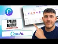 How to Create a Cartoon Speech Bubble Animation in Canva Speech Bubble Animation 2026