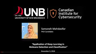 Application of Deep Learning in Malware Detection and Classification by Samaneh Ma avifar