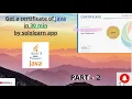 java free course and certificate solution Part-2