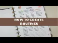 How To Organize Your Life Creating Routines