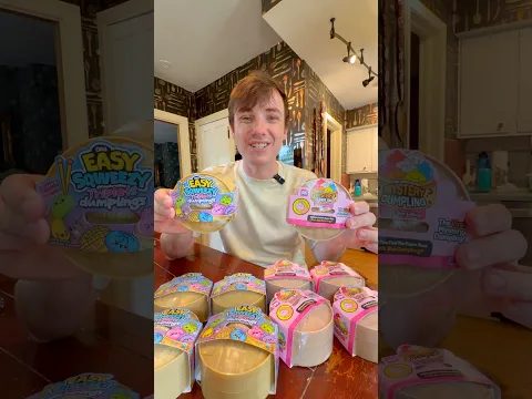 REAL vs FAKE Dumpling Squishy Challenge!  🥟😳