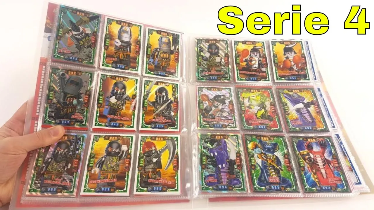 Alle 4 Tin Boxen vom LEGO Ninjago Trading Card Game Serie 3