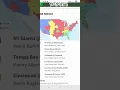 NFL Week 1 TV Map Update