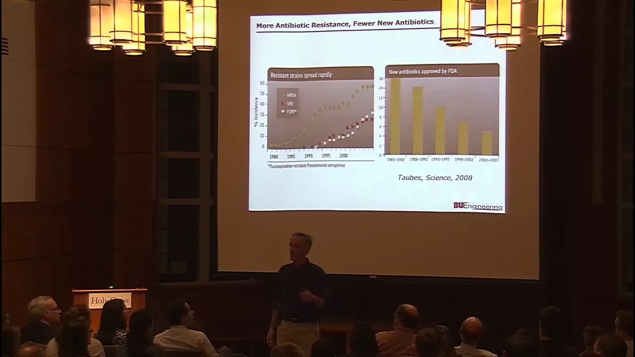 Jim Collins '87 gives lecture on synthetic biology