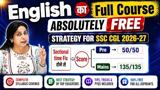 absolutely free full course of english for ssc cgl 2026 2027 sectional timer benefit neetu singh